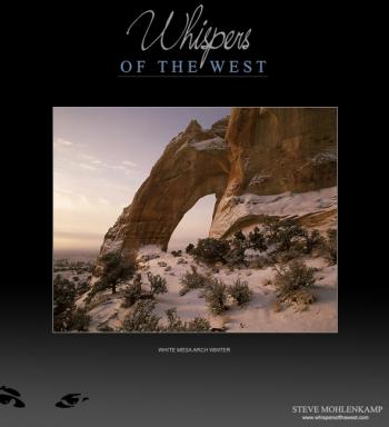 WHITE MESA ARCH WINTER